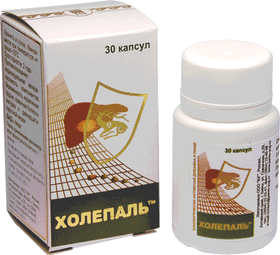 Холепаль, капсулы, 30 шт